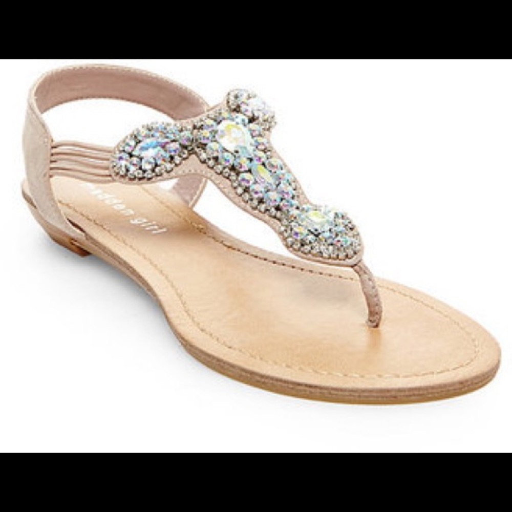 NWT Madden Girl Sandals with gemstones